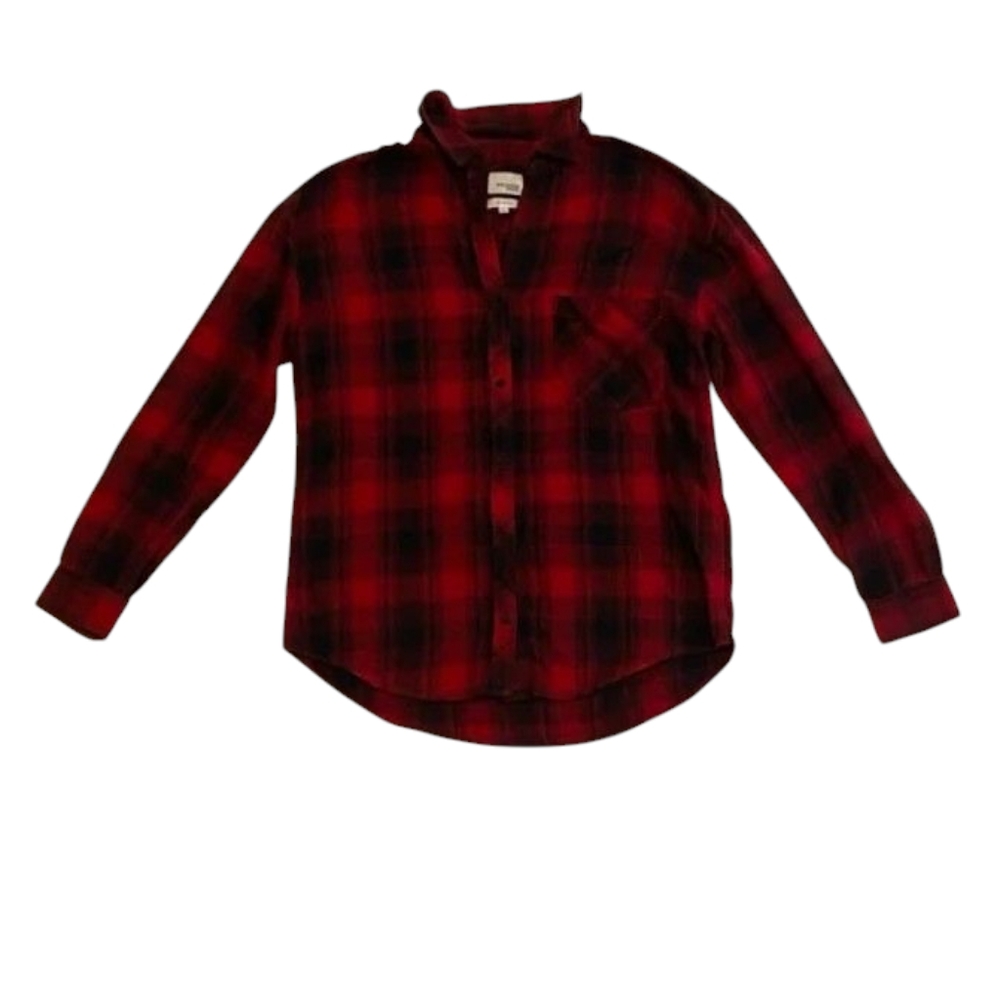 2 for $10 Aritzia Wilfred Free 100% Cotton Checked Shirt Size Small